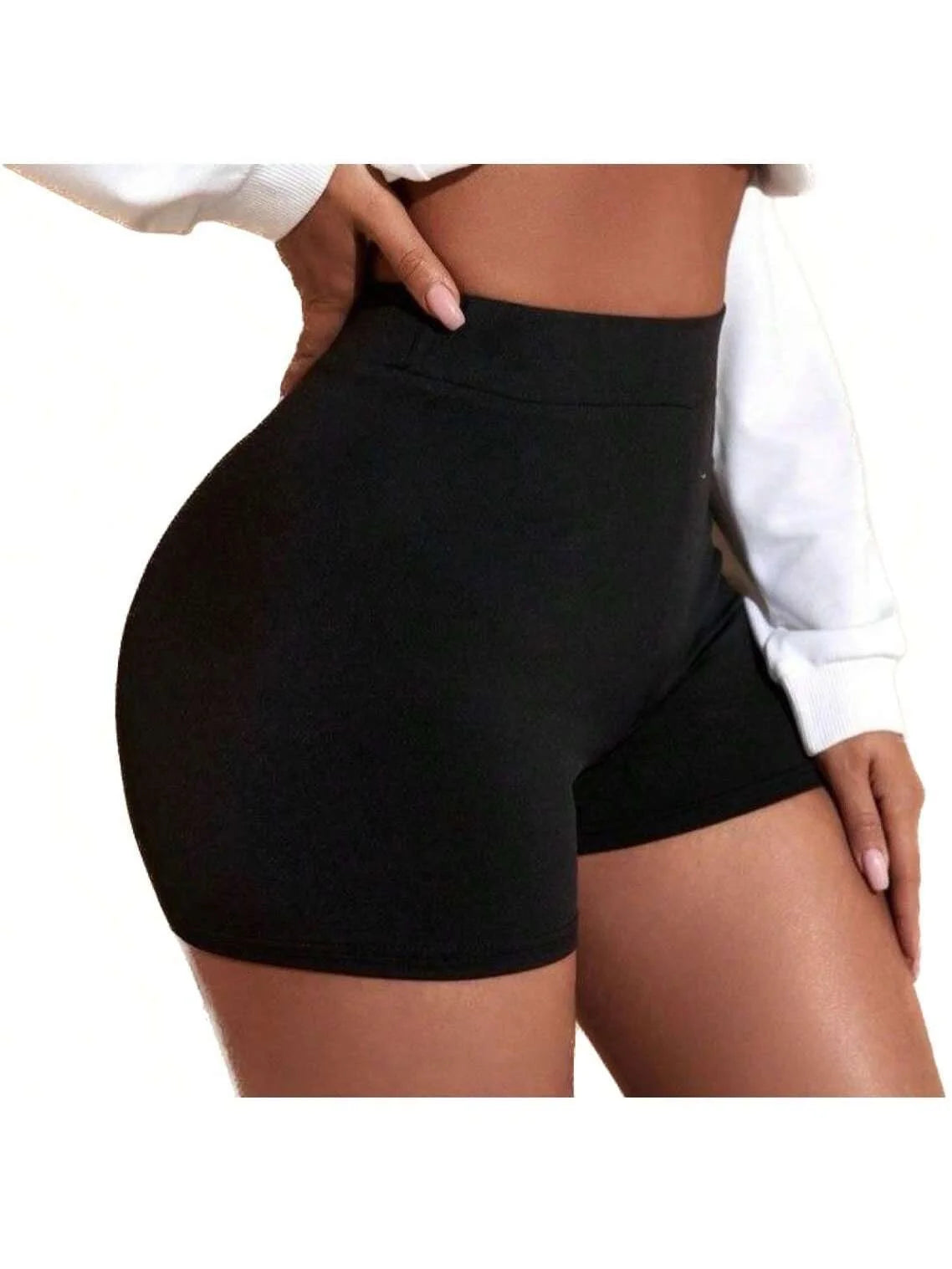 Short Suplex Academia Fitness Feminino Cós Alto Cintura Alta