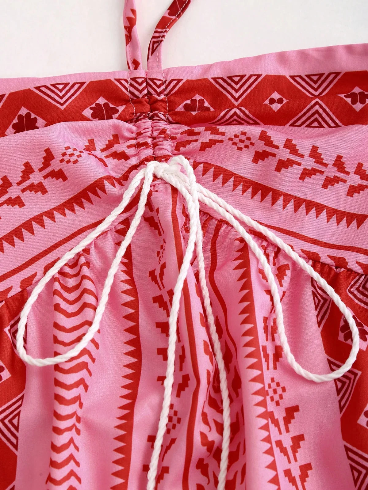 Vestido Feminino Sem Manga para Férias na Praia, Look
