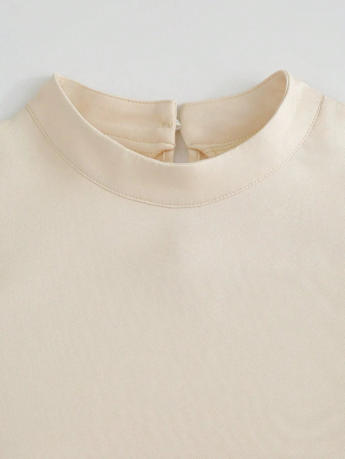 Franclia Conjunto de 2 Peças Chinês Asiático Minimalista com Top