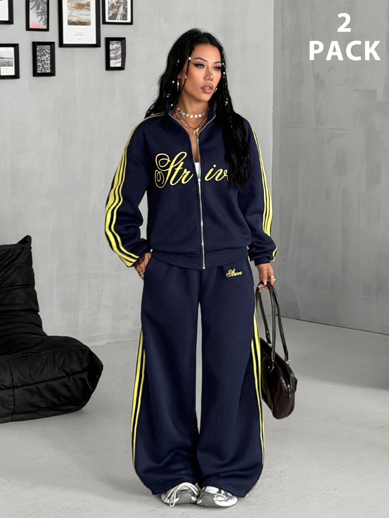 Conjunto 2 Peças Top Coração com Alças de Laço e Calça Super Pantalona