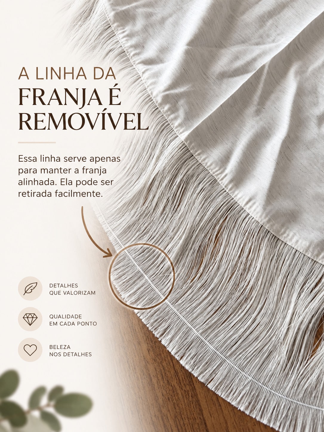 Conjunto Camisa Manga Longa e Saia Curta com Franjas Boho