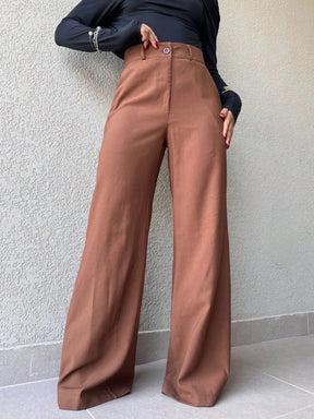 Calça pantalona feminina ( marrant)