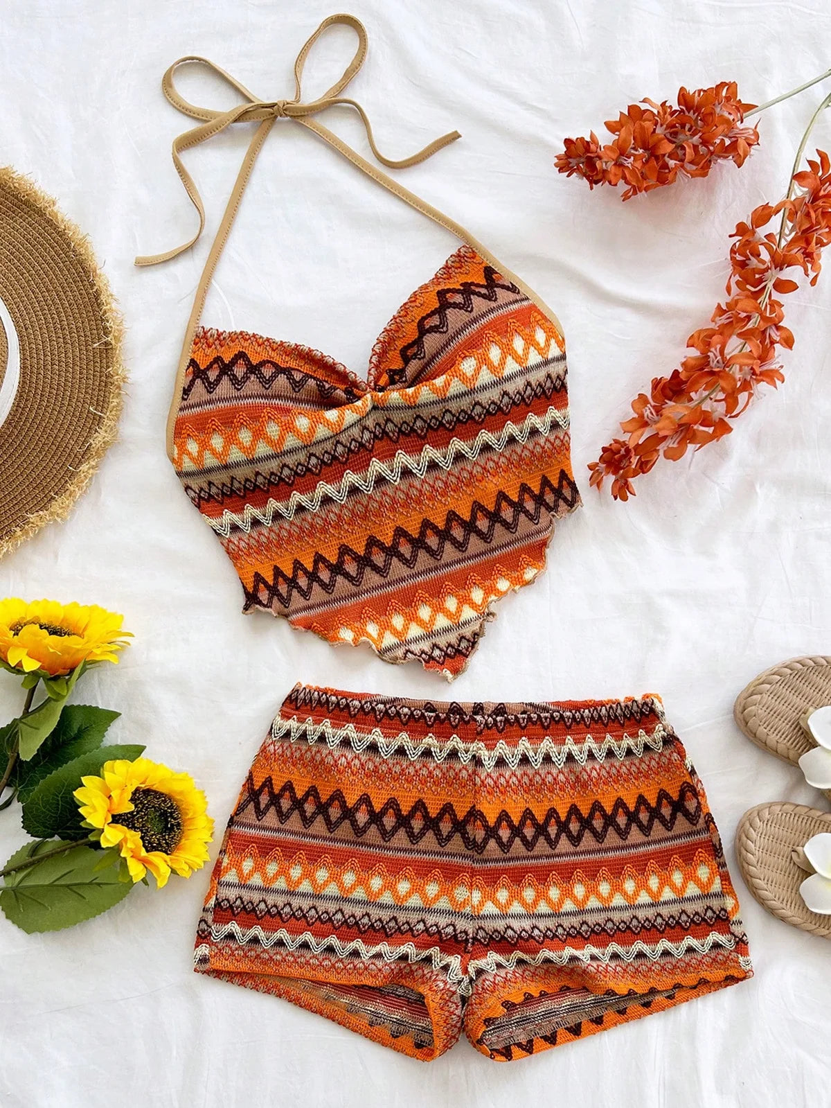 Soleia Conjunto de / para Convidado de Casamento na Praia