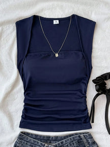 Top Feminino Camisetas para Adolescentes Meninas Regata Lateral