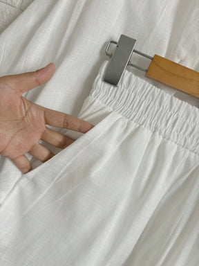 Conjunto linho camisa com short