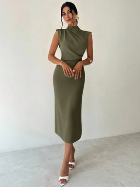 Vestido Longo de e Minimalista para Uso , Diário, Viagem e , com