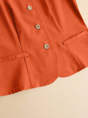 Conjunto de 2 peças com Cardigan Sem Mangas Confortável para