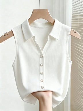 Colete de Alfaiataria Rafferiza Regata Slim Fit de Malha