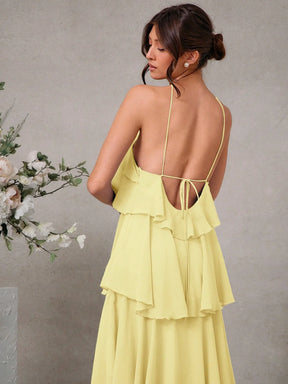 L'Amorae Vestido e Romântico de Convidado de Casamento Longo