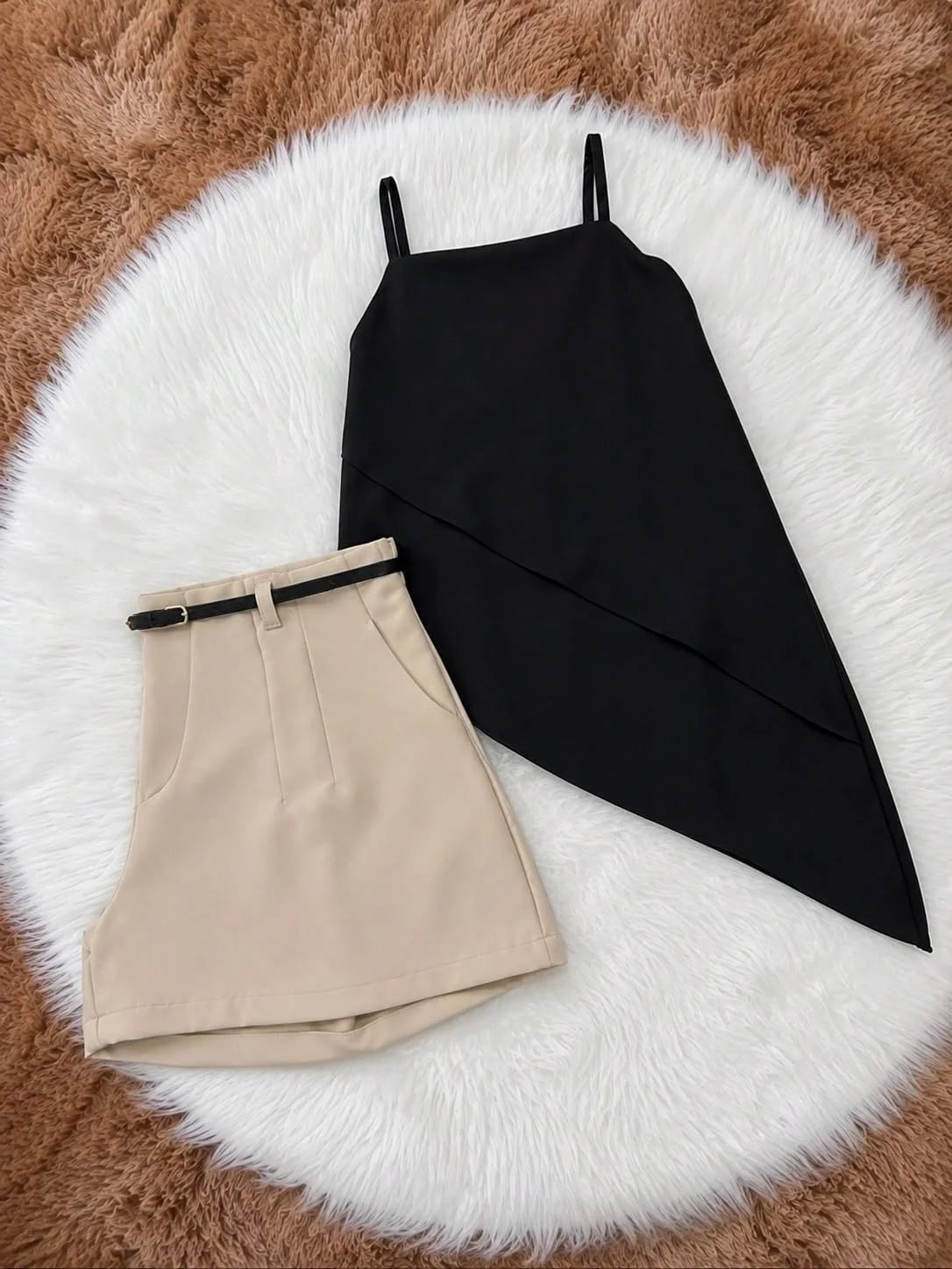 Conjunto Feminino Plus Size Alfaiataria com Shorts