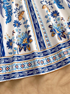 Vestido Camisole com Estampa Floral, Boêmio de Praia e Férias