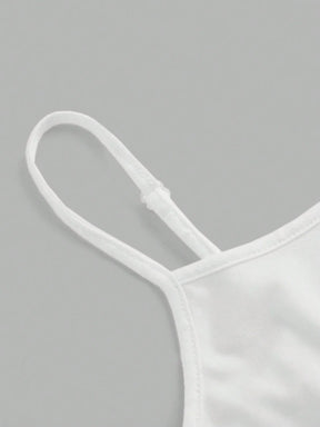 Top Feminino Regata Branca Sexy Feminina, Adequada para o , com