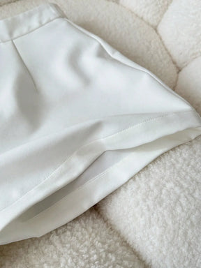 Shorts Casuais de Cor Sólida para Mulheres no