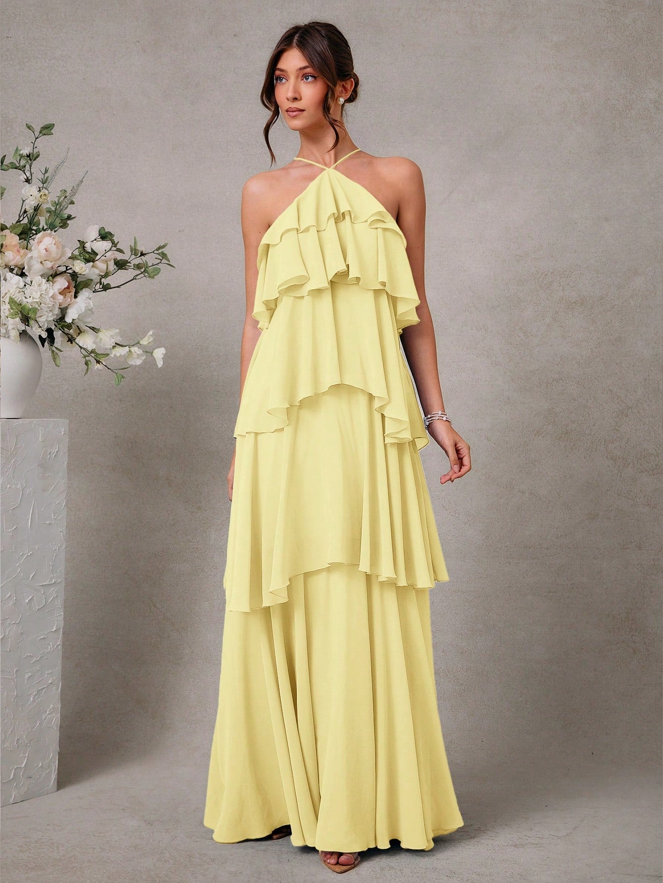 Vestido Sexy Costas Nuas com Tiras Cruzadas Criss-Cross