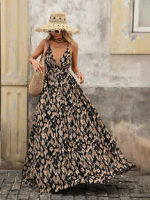 Vestido Sexy Costas Nuas com Tiras Cruzadas Criss-Cross