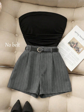 Conjunto Camisa Manga Longa e Calça Reta Colorblock