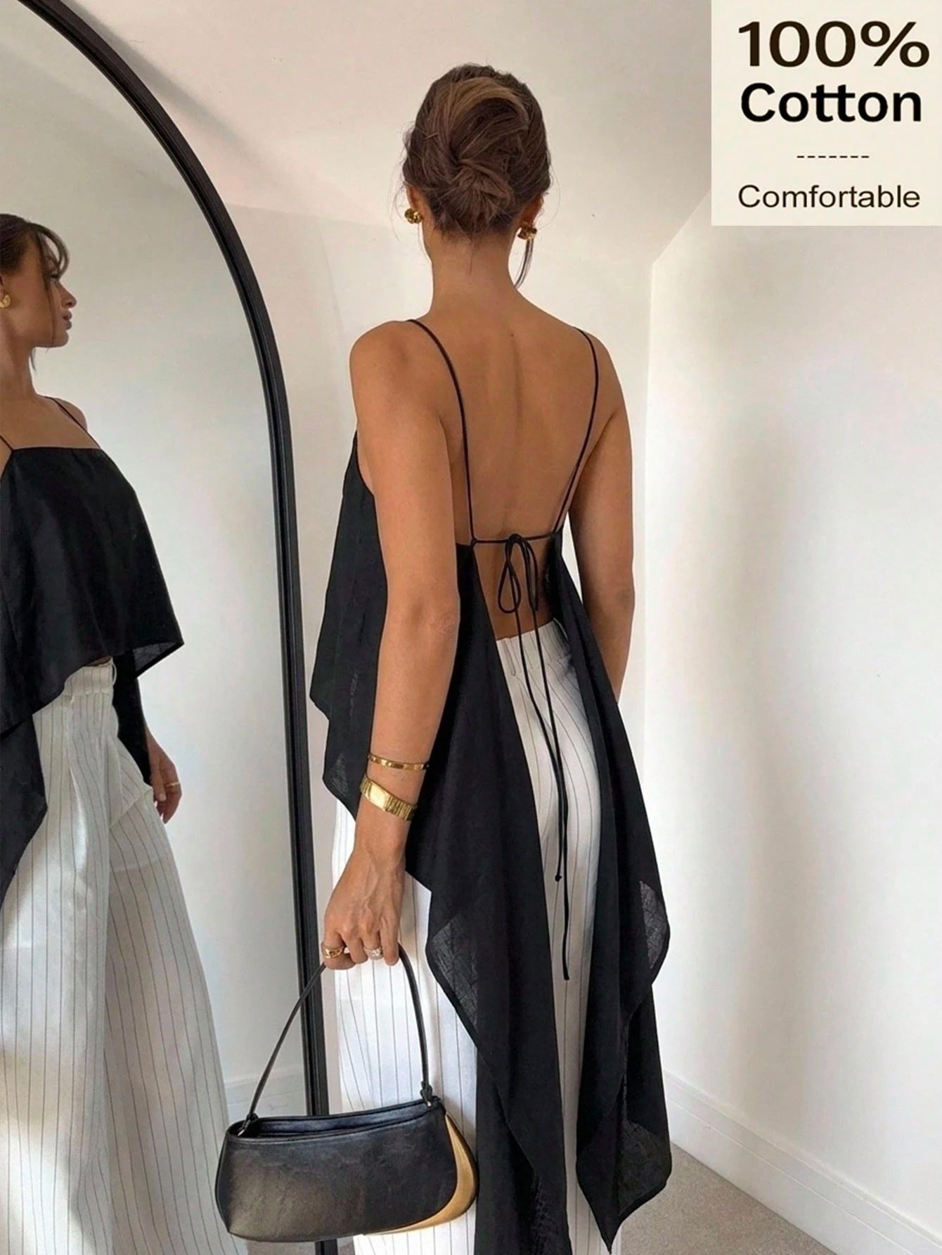 Regata Sexy com Amarração Frontal e Costas Abertas