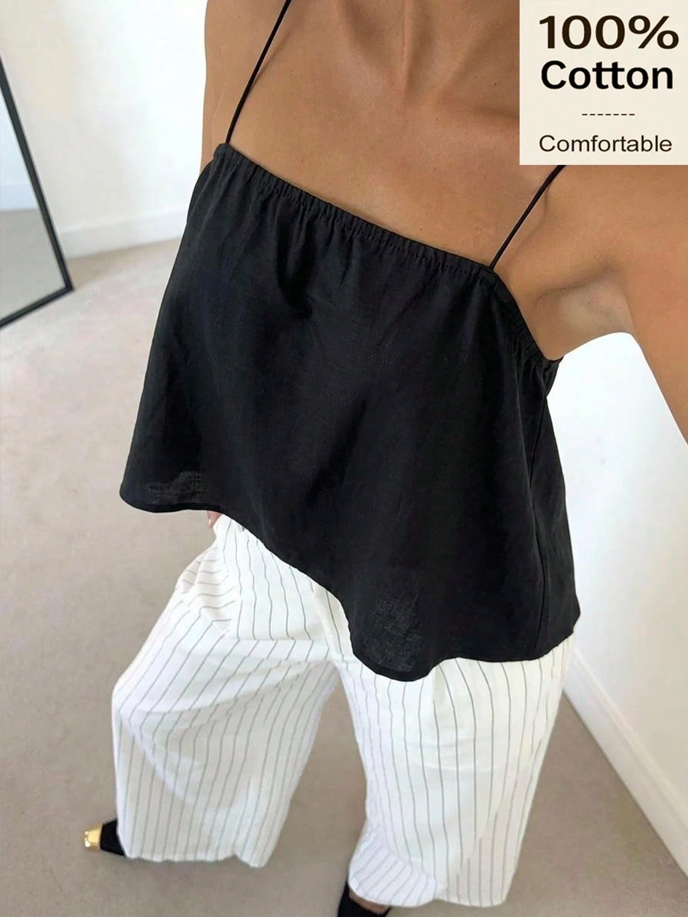 Regata Sexy com Amarração Frontal e Costas Abertas