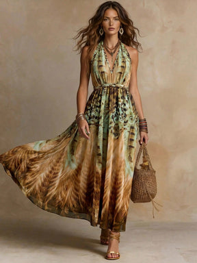 Vestido Sexy Costas Nuas com Tiras Cruzadas Criss-Cross