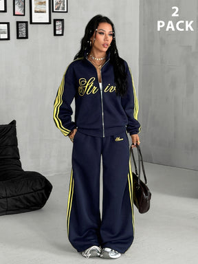 Conjunto 2 Peças Top Coração com Alças de Laço e Calça Super Pantalona