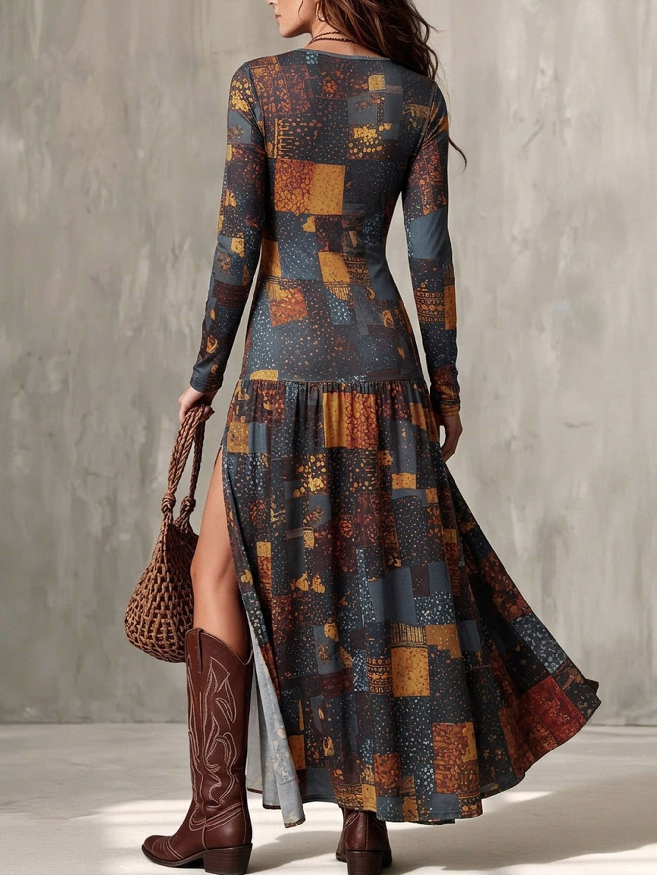 Vestido Sexy Costas Nuas com Tiras Cruzadas Criss-Cross